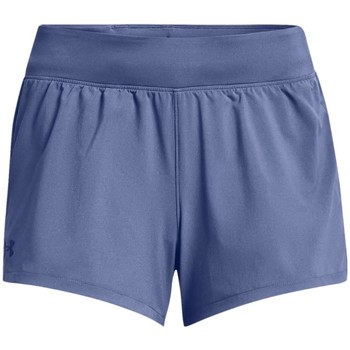 Kleidung Damen 3/4 Hosen & 7/8 Hosen Under Armour Launch SW 3 Short Blau