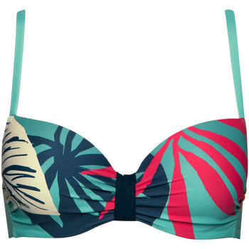 Kleidung Damen Bikini Ober- und Unterteile Lisca Tahiti  Vorgeformter Badeanzug Top Grün