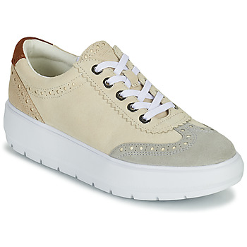 Schuhe Damen Sneaker Low Geox KAULA Grau