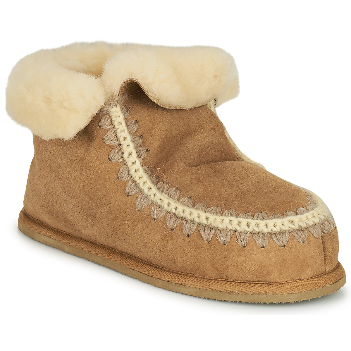 Schuhe Damen Hausschuhe Shepherd PIA Camel