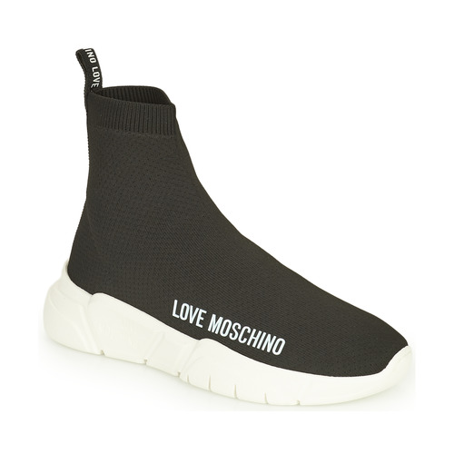 Schuhe Damen Sneaker High Love Moschino JA15343G1D Schwarz