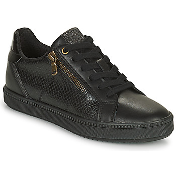 Schuhe Damen Sneaker Low Geox BLOMIEE Schwarz