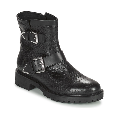 Schuhe Damen Low Boots Geox HOARA Schwarz