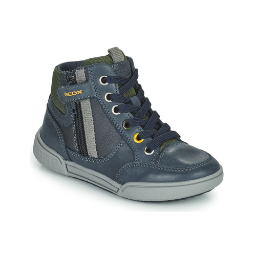 Schuhe Jungen Sneaker High Geox POSEIDO Marine / Grün