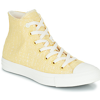 Schuhe Damen Sneaker High Converse CHUCK TAYLOR ALL STAR HYBRID TEXTURE HI Gelb