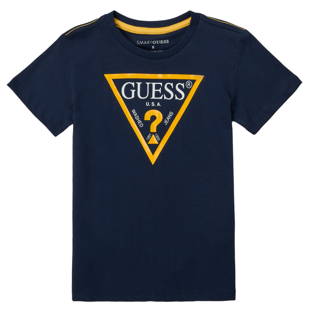 Kleidung Jungen T-Shirts Guess THERONN Marine