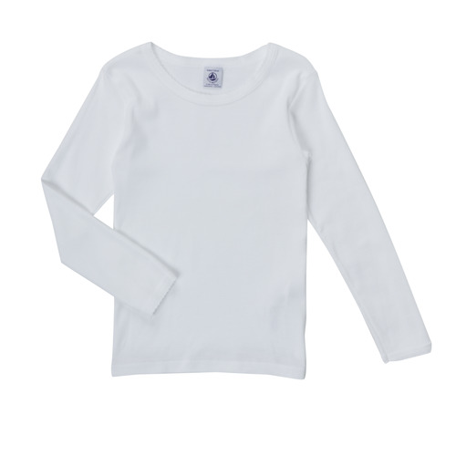 Kleidung Mädchen Langarmshirts Petit Bateau FATRE Weiss