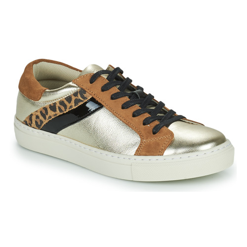 Schuhe Damen Sneaker Low Betty London PITINETTE Gold