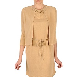 Kleidung Damen Strickjacken Majestic BERENICE Beige