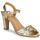 Schuhe Damen Sandalen / Sandaletten JB Martin LATINO Mettalfarben / Gold