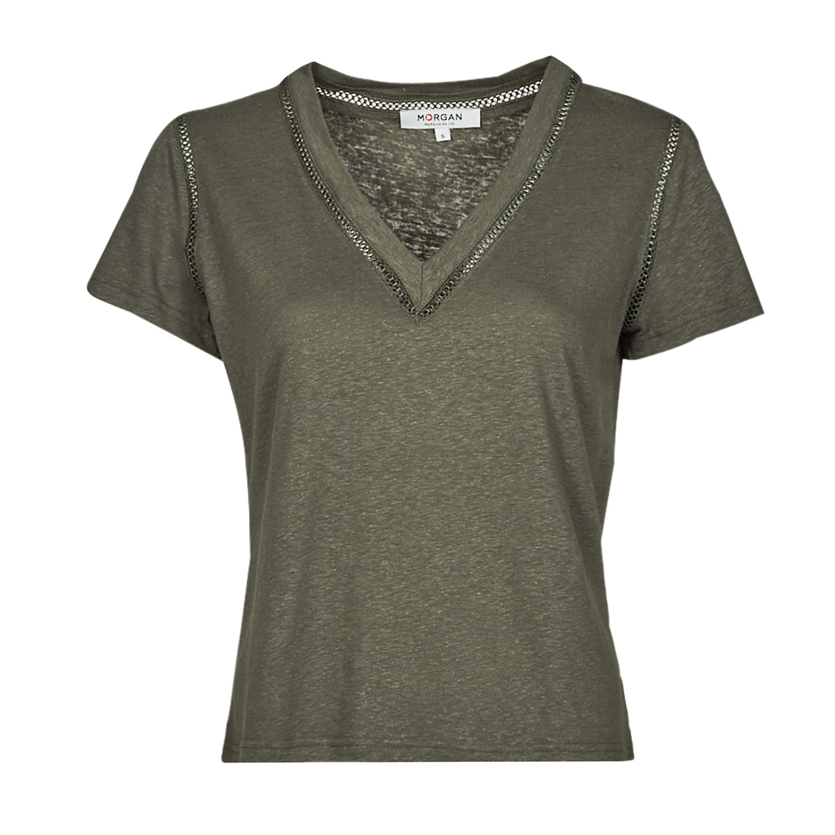 Kleidung Damen T-Shirts Morgan DORA Kaki