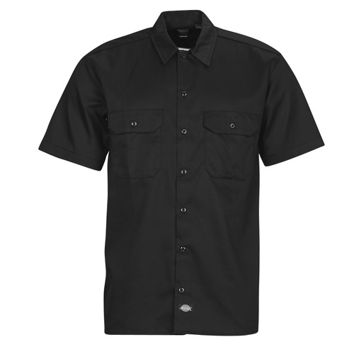 Kleidung Herren Kurzärmelige Hemden Dickies WORK SHIRT SS REC Schwarz