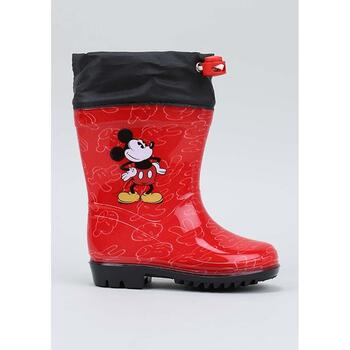 Schuhe Jungen Gummistiefel Cerda BOTA AGUA MICKIE Rot