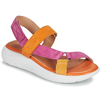 Schuhe Damen Sandalen / Sandaletten Geox D SPHERICA EC5 E Rosa / Orange