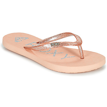 Schuhe Mädchen Zehensandalen Roxy RG VIVA SPARKLE Rosa