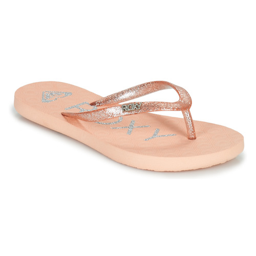 Schuhe Mädchen Zehensandalen Roxy RG VIVA SPARKLE Rosa