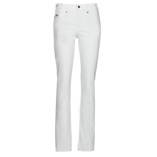 Kleidung Damen Straight Leg Jeans G-Star Raw Noxer straight Weiss