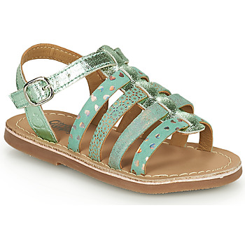 Schuhe Mädchen Sandalen / Sandaletten Citrouille et Compagnie MAYANA Türkis