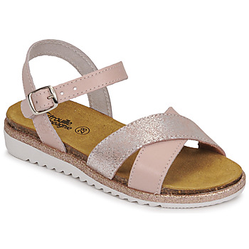 Schuhe Mädchen Sandalen / Sandaletten Citrouille et Compagnie GAUFRETTE Rosa