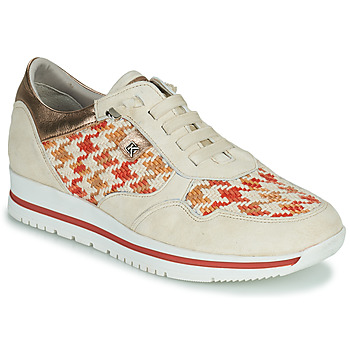 Schuhe Damen Sneaker Low Dorking ALGAS Beige / Rot