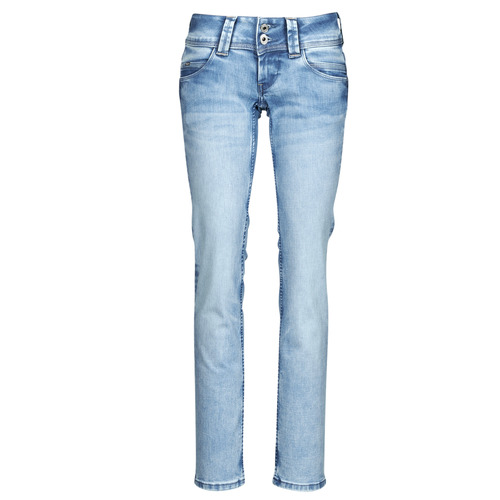 Kleidung Damen Straight Leg Jeans Pepe jeans VENUS Blau