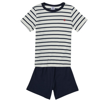 Kleidung Jungen Pyjamas/ Nachthemden Petit Bateau TREW Multicolor