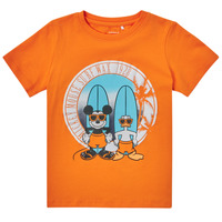 Kleidung Jungen T-Shirts Name it NMMMICKEY MICAH Orange