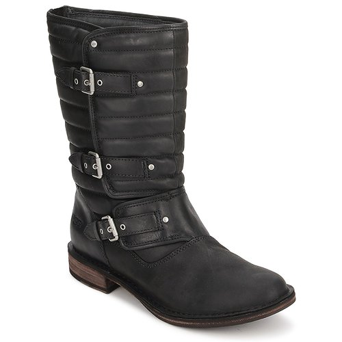 Schuhe Damen Boots UGG TATUM Schwarz