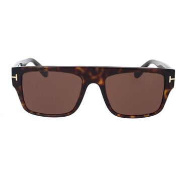 Uhren & Schmuck Sonnenbrillen Tom Ford Sonnenbrille FT0907 Dunning 52E Braun