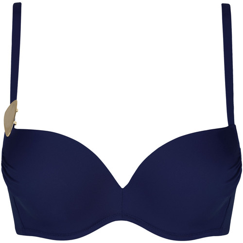 Kleidung Damen Bikini Ober- und Unterteile Lisca Okinawa  Push-up-Badeanzug Oberteil Blau