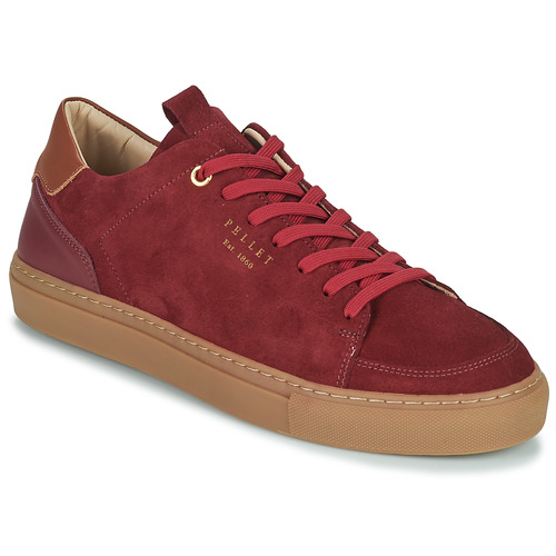 Schuhe Herren Sneaker Low Pellet SIMON Bordeaux