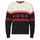 Kleidung Herren Pullover HUGO Sopid Schwarz / Beige / Rot