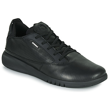 Schuhe Herren Sneaker Low Geox U AERANTIS A Schwarz