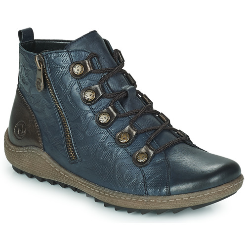 Schuhe Damen Sneaker High Remonte R1488-14 Marine