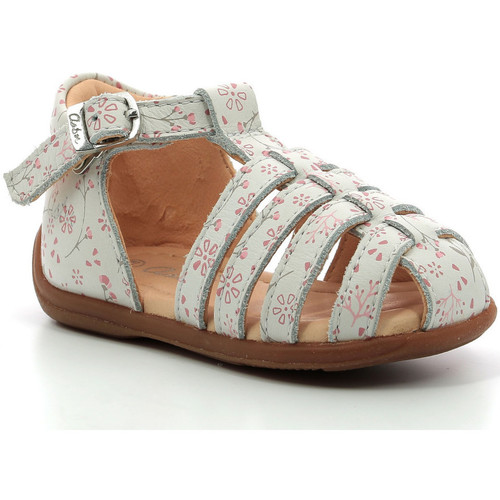 Schuhe Mädchen Sandalen / Sandaletten Aster Ofilie Weiss