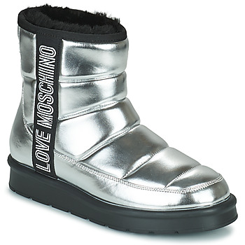 Schuhe Damen Schneestiefel Love Moschino JA24103H1F Silbern