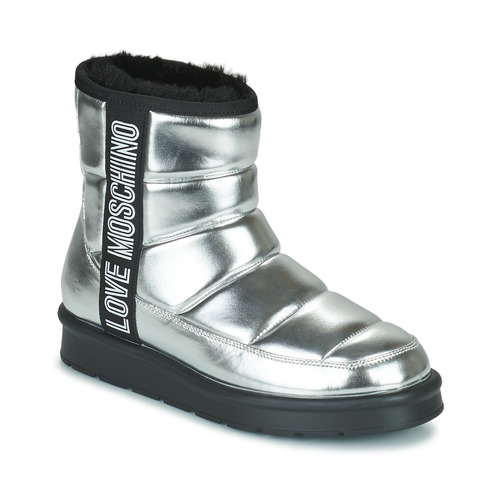 Schuhe Damen Schneestiefel Love Moschino JA24103H1F Silbern