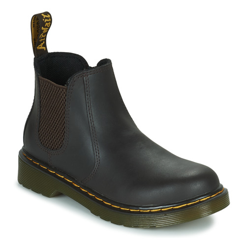 Schuhe Kinder Boots Dr. Martens 2976 Jr Widhorse Lamper Braun