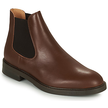 Schuhe Herren Boots Selected SLHBLAKE LEATHER CHELSEA BOOT Braun