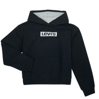 Kleidung Mädchen Sweatshirts Levi's MEET & GREET HOODIE Schwarz