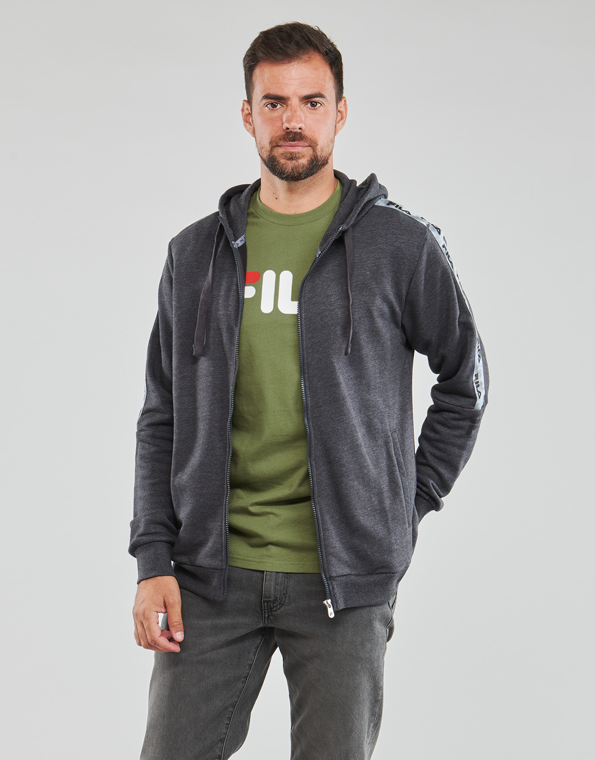 Kleidung Herren Sweatshirts Fila BASTAHL Grau