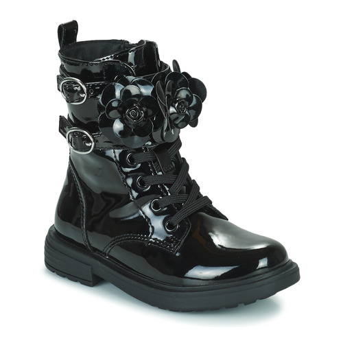 Schuhe Mädchen Boots Geox J ECLAIR GIRL Schwarz