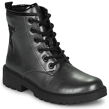 Schuhe Mädchen Boots Geox J CASEY GIRL G Grau