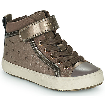 Schuhe Mädchen Sneaker High Geox J KALISPERA GIRL I Beige / Gold