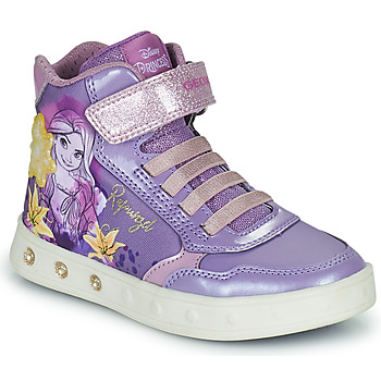 Schuhe Mädchen Sneaker High Geox J SKYLIN GIRL G Violett