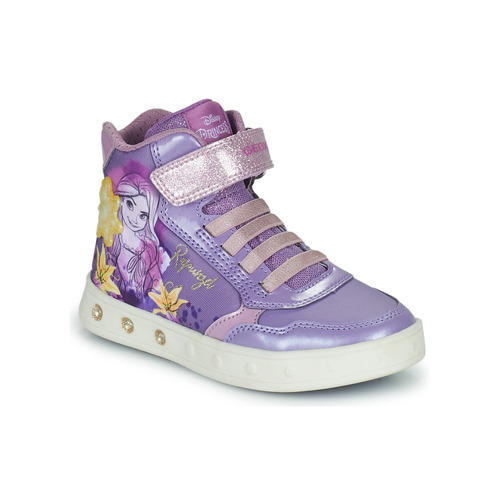 Schuhe Mädchen Sneaker High Geox J SKYLIN GIRL G Violett