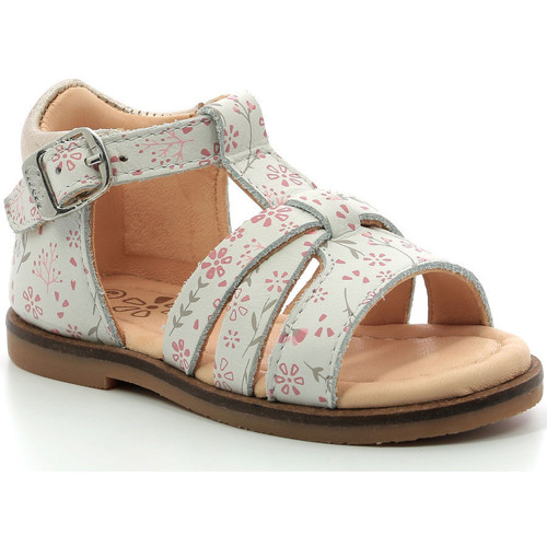 Schuhe Mädchen Sandalen / Sandaletten Aster Nahine Weiss