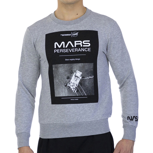 Kleidung Herren Sweatshirts Nasa MARS03S-GREY Grau