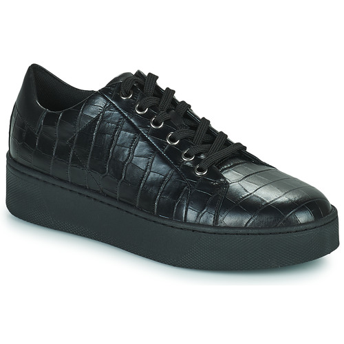 Schuhe Damen Sneaker Low Geox D SKYELY C Schwarz