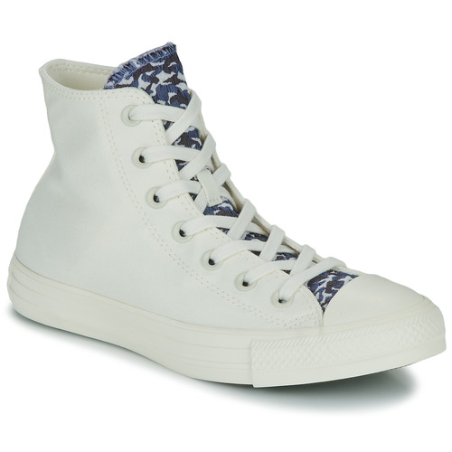 Schuhe Damen Sneaker High Converse Chuck Taylor All Star Desert Camo Weiss